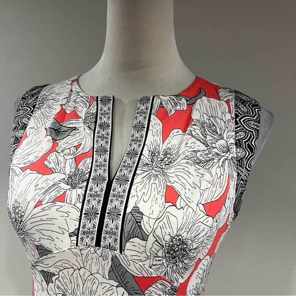 Adorne Floral Sleeveless mini Dress size 4P‎ - Picture 2 of 13